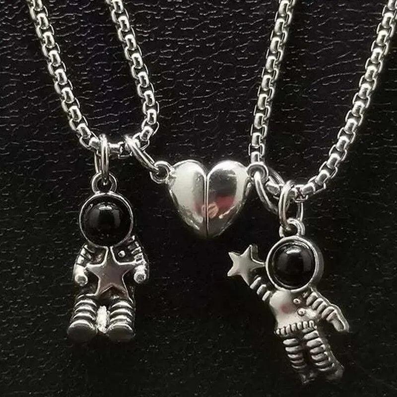 Collar Astronautas Corazon